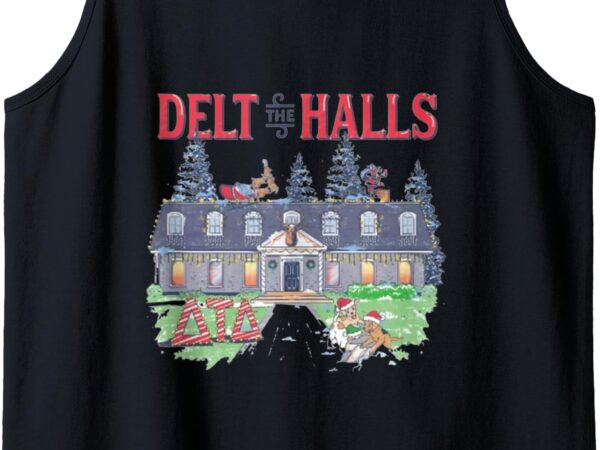 Delt the house tank top t shirt vector illustration