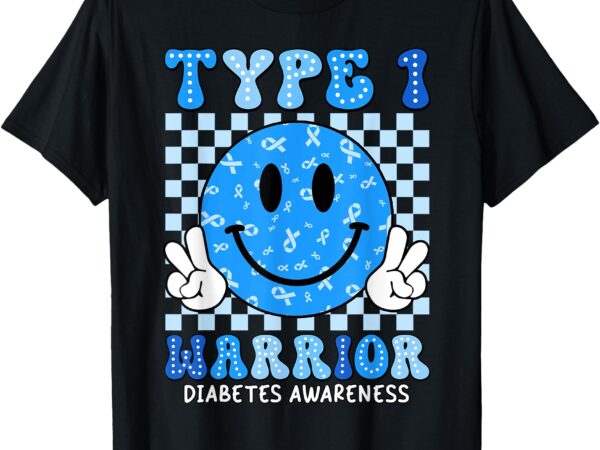 Diabetes awareness toddler ribbon t1d warrior support squad t-shirt