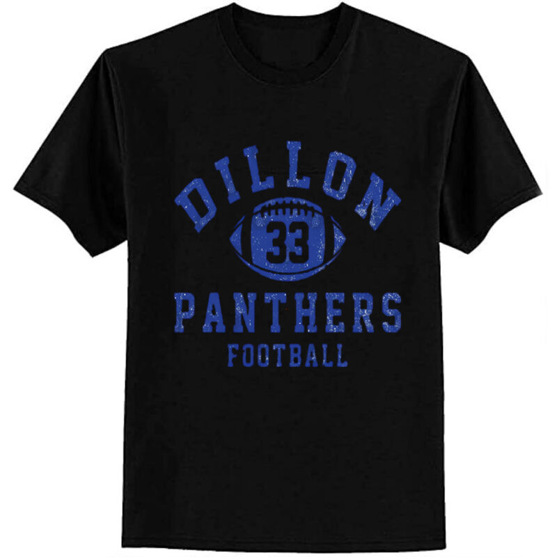 Dillon Panthers Football – #33 Tim Riggins – vintage logo T-Shirt