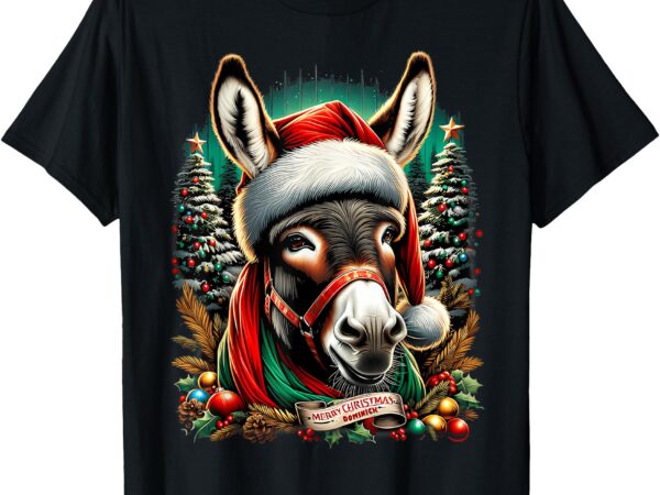 Dominick the donkey christmas funny t-shirt