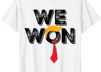 Donald Trump 47th President JD Vance We Won Get Over It 2024 T-Shirt