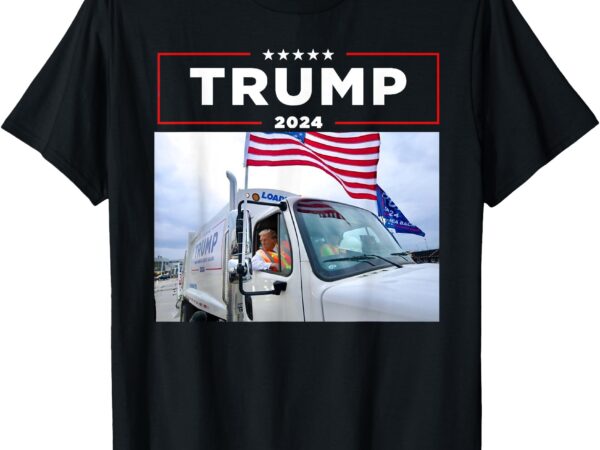 Donald trump rides in garbage truck shirt garbage tee trump t-shirt