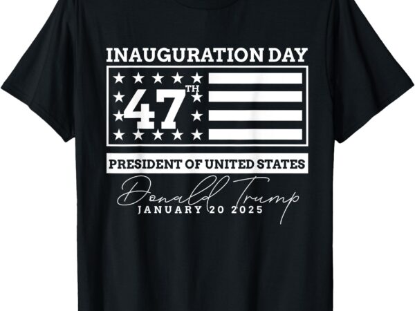 Donald trump won 2024 election inauguration men women kids t-shirt