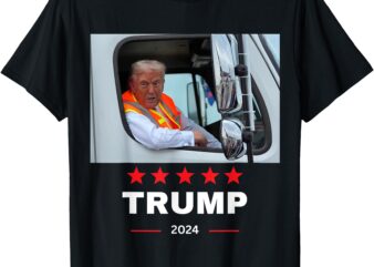 Donald Trump rides in garbage truck T-Shirt