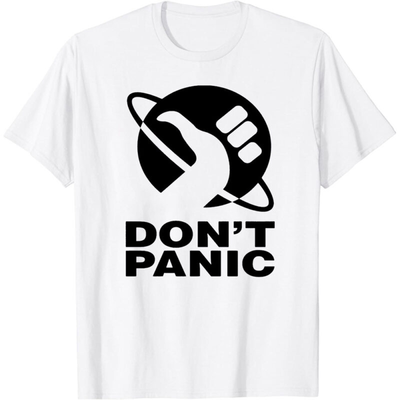 Don’t Panic – Hitchhikers Guide Essential T-Shirt