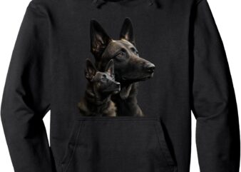 Dutch shepherd dog - dutch shepherd pullover hoodie