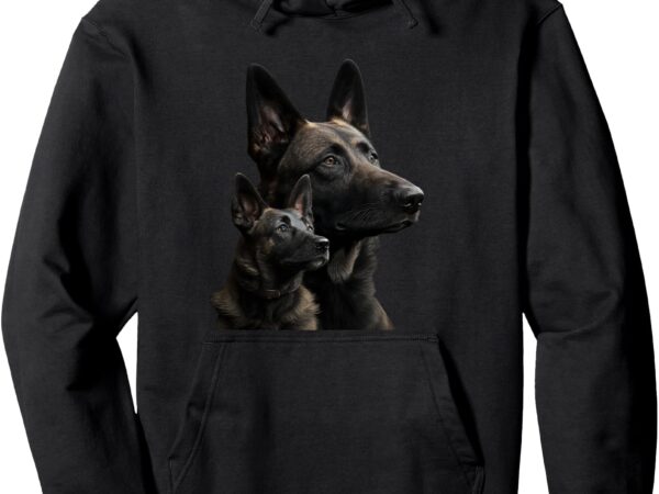 Dutch shepherd dog – dutch shepherd pullover hoodie t shirt vector illustration