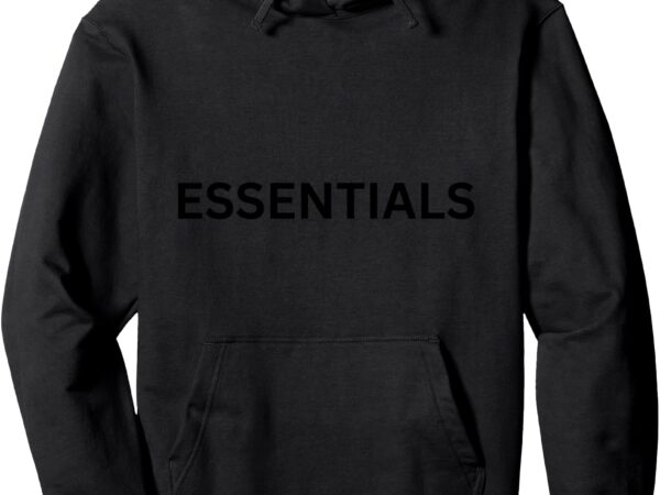 Essentials pullover hoodie vector clipart