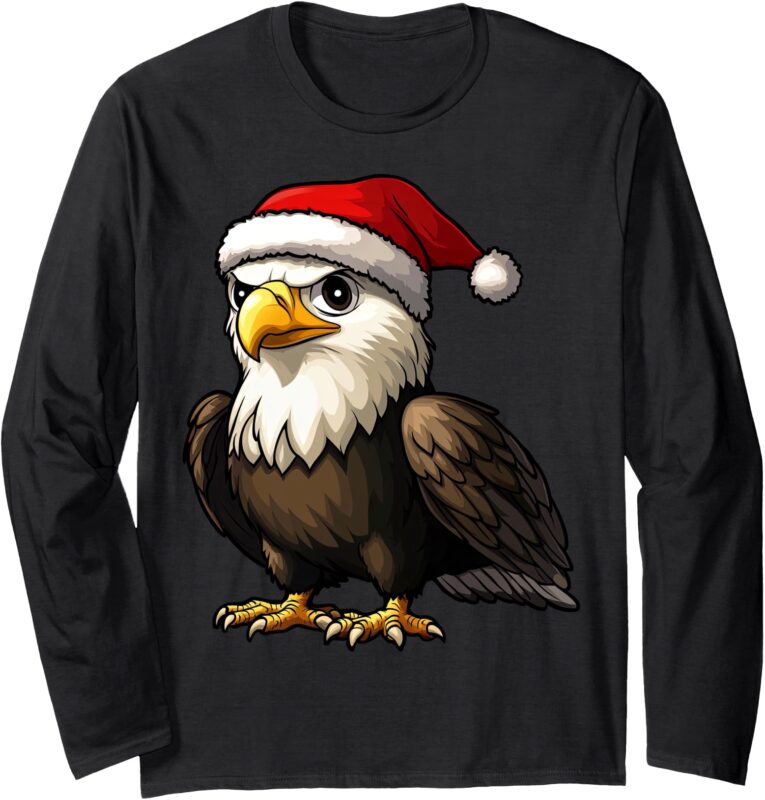 Eagle Christmas Long Sleeve T-Shirt