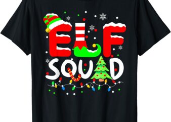 Elf Squad Christmas Matching Family Toddler Boy Girl Xmas T-Shirt