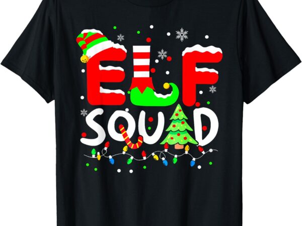 Elf squad christmas matching family toddler boy girl xmas t-shirt