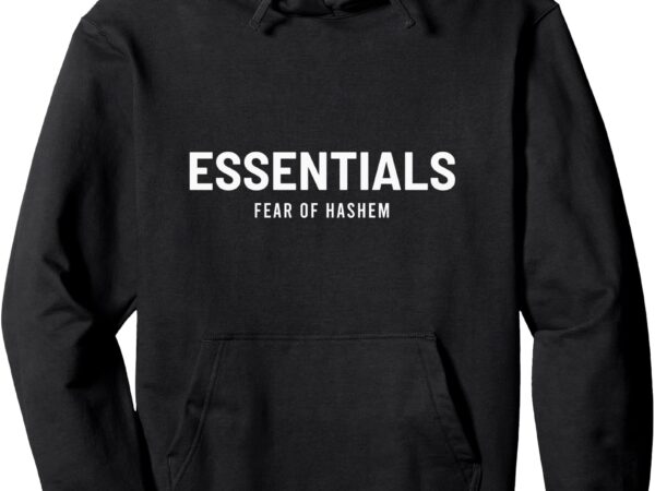 Essentials fear of hashem essentials pullover hoodie vector clipart