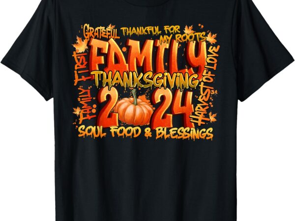 Family 2024 thanksgiving png, thanksgiving crew t-shirt