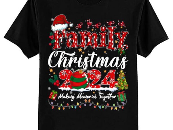 Family christmas 2024 matching outfit xmas squad santa t-shirt ltsp