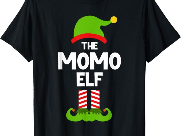 Family momo elf christmas matching pajama funny t-shirt