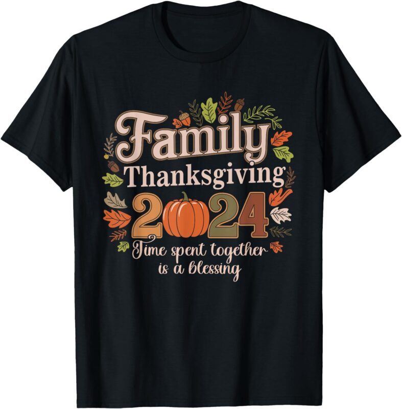 Family Thanksgiving 2024 Thanksgiving Crew Matching Group T-Shirt