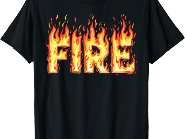 Fire flame shirt adult kids men women fire and ice costume t-shirt