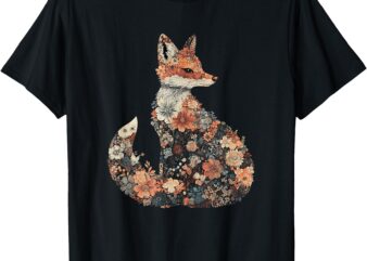 Floral Fox T-Shirt