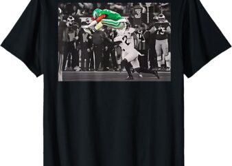 Fly Saquon Fly Eagles Barkley The Reverse Hurdle 2024 Back T-Shirt