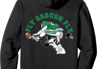 Fly Saquon Fly Eagles Barkley The Reverse Hurdle 2024 Pullover Hoodie