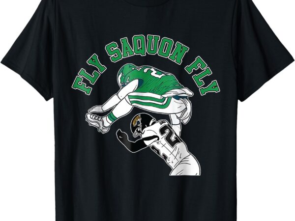 Fly saquon fly eagles barkley the reverse hurdle 2024 t-shirt