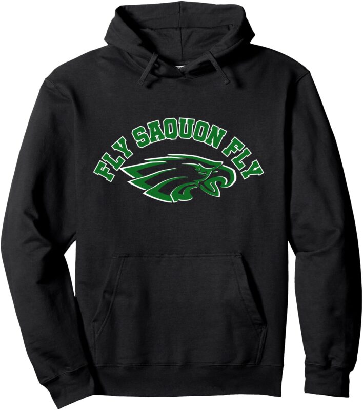 Fly Saquon Fly Eagles Barkley The Reverse Hurdle Funny Rugby Pullover Hoodie