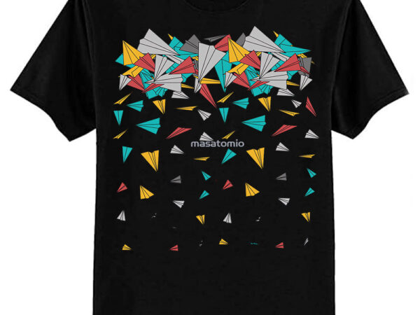 Flying paper planes classic t-shirt