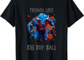 Football lineman t-shirt