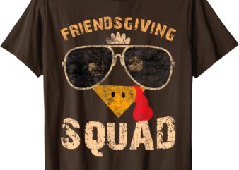 Friendsgiving Squad Friends Thanksgiving 2024 Friendship T-Shirt