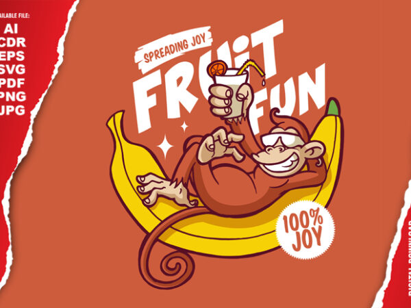 Fruit fun t shirt graphic design