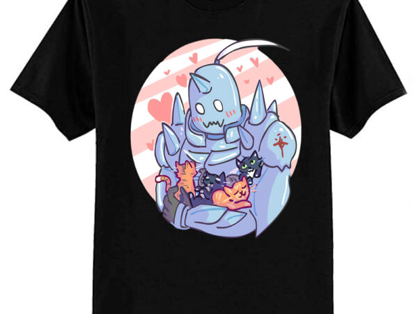 Fullmetal alphonse and kittens t-shirt