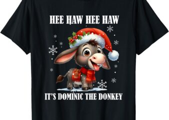 Funny Christmas Italian Christmas Donkey Dominic The Donkey T-Shirt