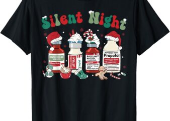 Funny Christmas Nurse Medical Christmas icu nicu RN ER Nurse T-Shirt