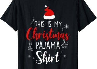 Funny Christmas PJ Pajama Men Women PJS for Family T-Shirt