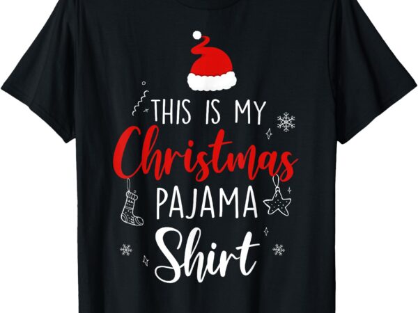 Funny christmas pj pajama men women pjs for family t-shirt