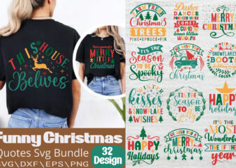 Christmas T-shirtBundle Christmas Svg Bundle