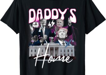 Funny Daddy’s Home Trump Pink 90s Bootleg Style T-Shirt