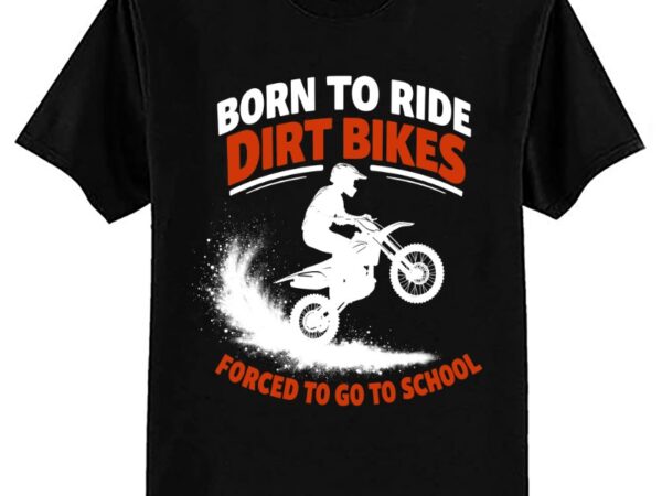 Funny dirt bike art for boys girls motocross dirt bike rider t-shirt ltsp