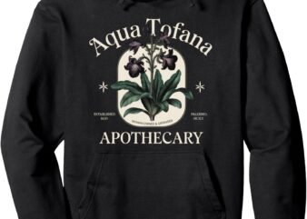 Funny Feminist Aqua Tofana Apothecary Vintage Pullover Hoodie