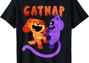 Funny Halloween Critters Ghost Cats Nap Spooky Season kids T-Shirt