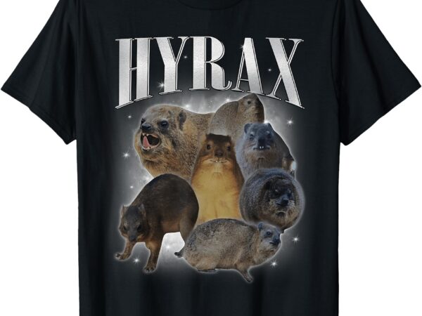 Funny hyrax oddly specific meme animal for family tee t-shirt