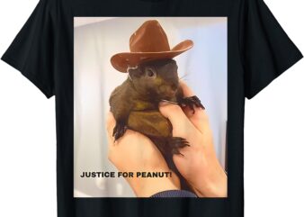 Funny Justice For Peanut P-Nut Squirrel Tee Pnut Justice T-Shirt