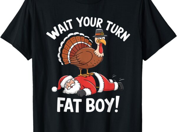 Funny santa turkey t-shirt