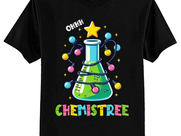 Funny science teacher oh chemistree chemistry christmas t-shirt ltsp