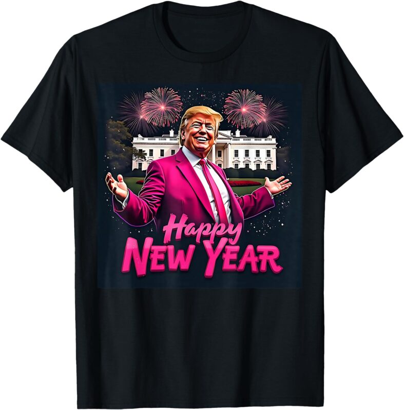 Funny Trump New Year Party 2025 Trump New Year New President T-Shirt