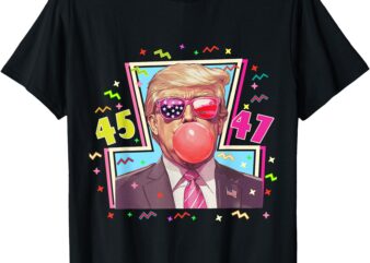 Funny Trump Pink Bubble GUM DADDY’S HOME T-Shirt