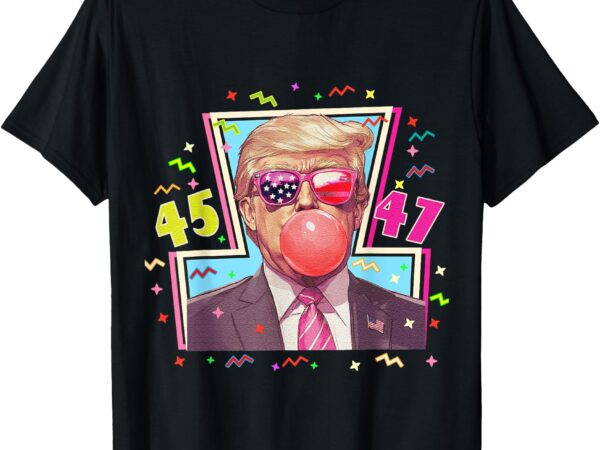 Funny trump pink bubble gum daddy’s home t-shirt