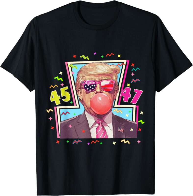 Funny Trump Pink Bubble GUM DADDY’S HOME T-Shirt