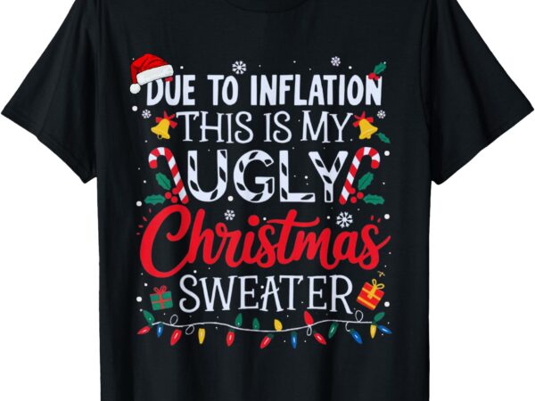 Funny ugly christmas sweater men women couples matching xmas t-shirt