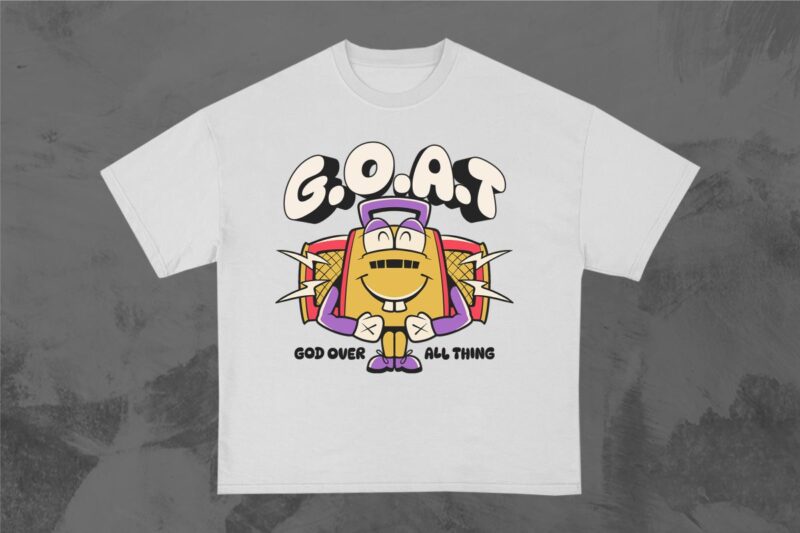 God Over All Thing Christian T-shirt Design